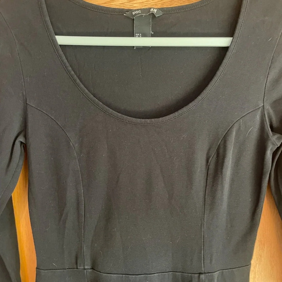 H&M basic black dress size small - Picture 3 of 6